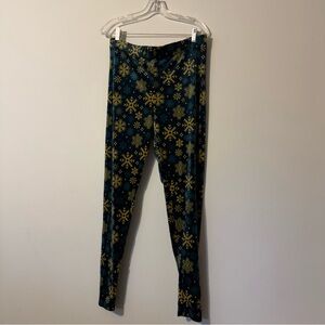 Serra Ultra Plush Holiday Leggings Size 16/18 XL